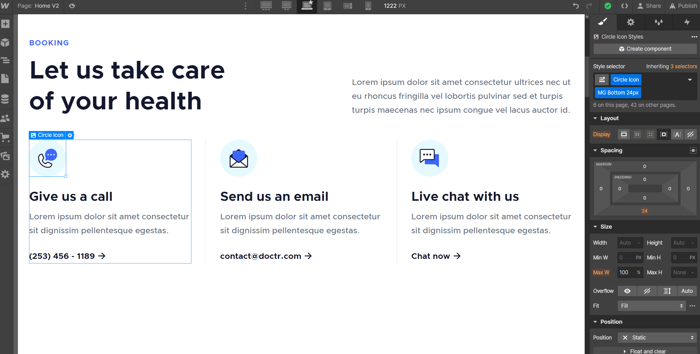 Start Here Icons - Doctr X Webflow Template